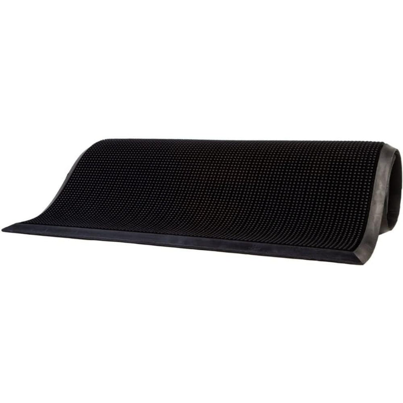 Plastics Black Shoe-Scraper Mat 36"x60"