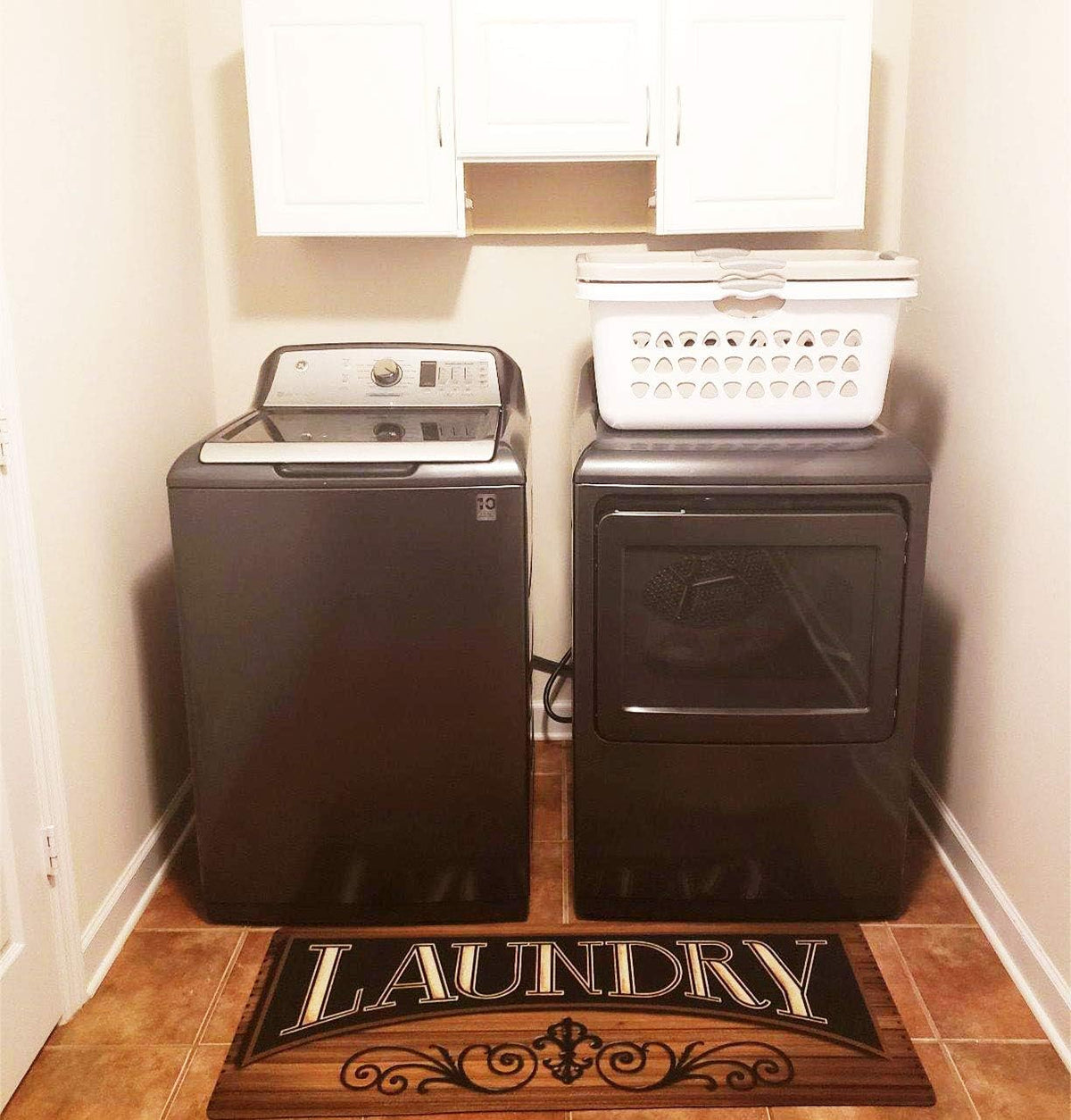 Vintage Non-Slip Laundry Rug 48''x20''