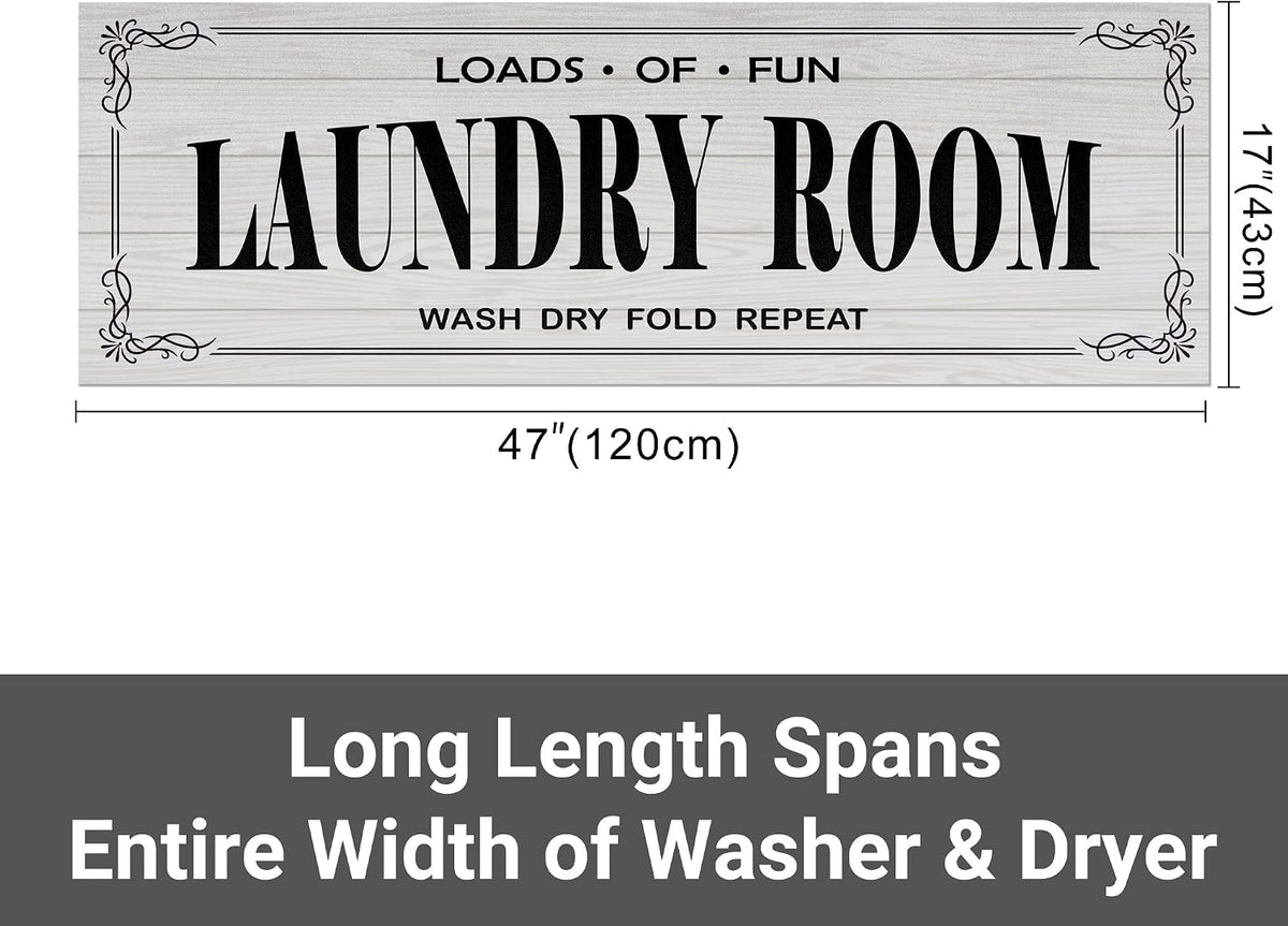 Grey Non Slip Washable Rug 17"x47"