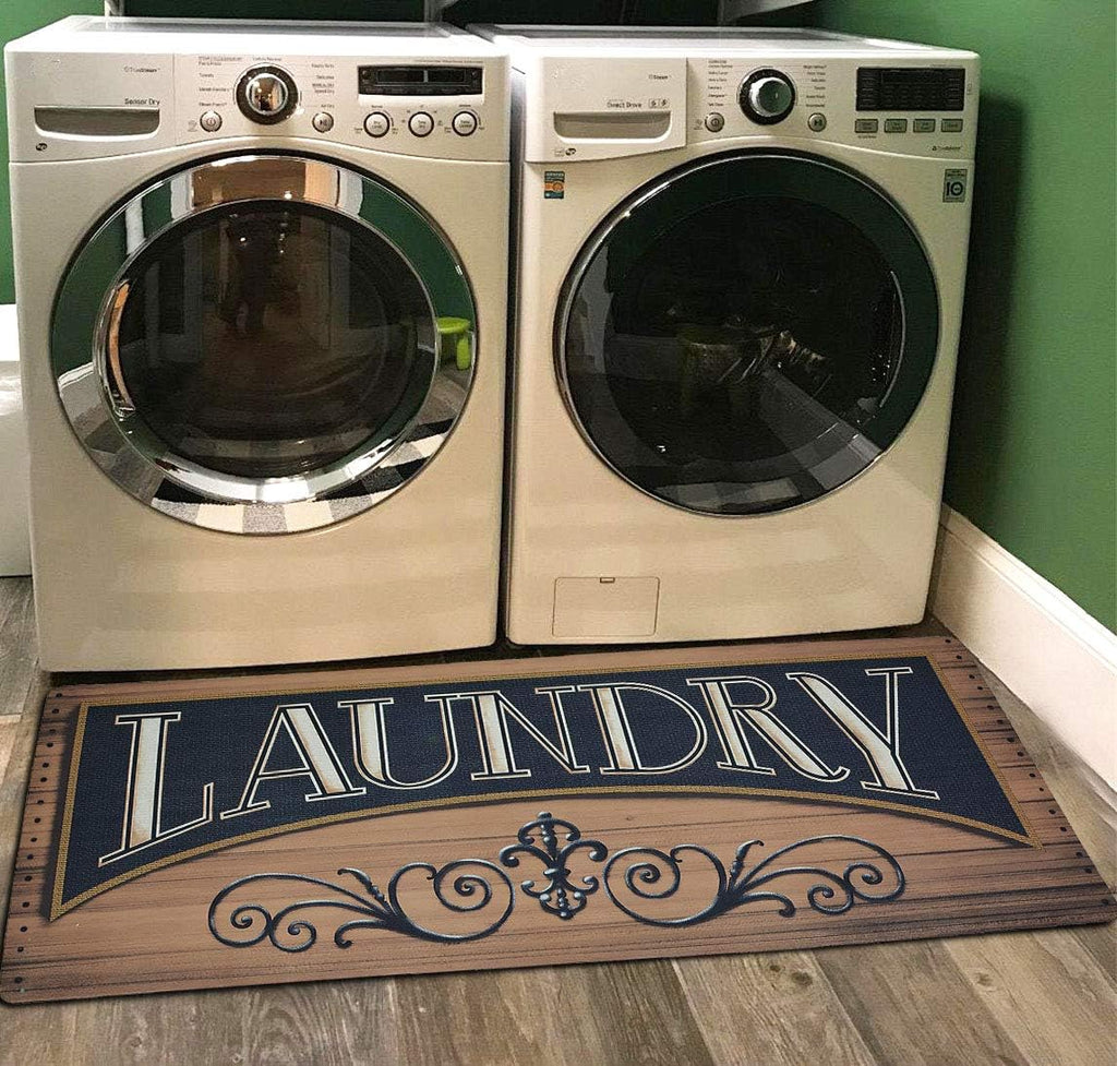 Vintage Non-Slip Laundry Rug 48''x20''