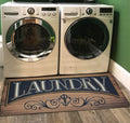 Vintage Non-Slip Laundry Rug 48''x20''