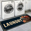Farmhouse Laundry Rug 20X47 Inch Non Slip Waterproof