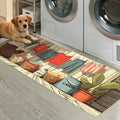 Farmhouse Clothesline Laundry Rug 47x20 Inch