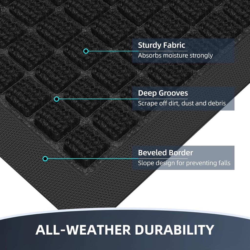 Heavy Duty Outdoor Doormat 29.5"x17"
