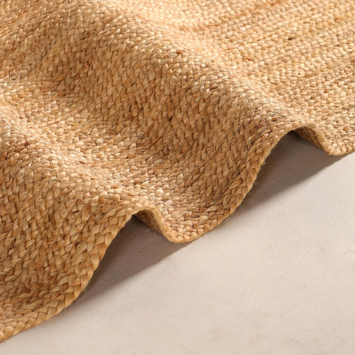 Braided Natural Jute Runner 2'x6' Farmhouse