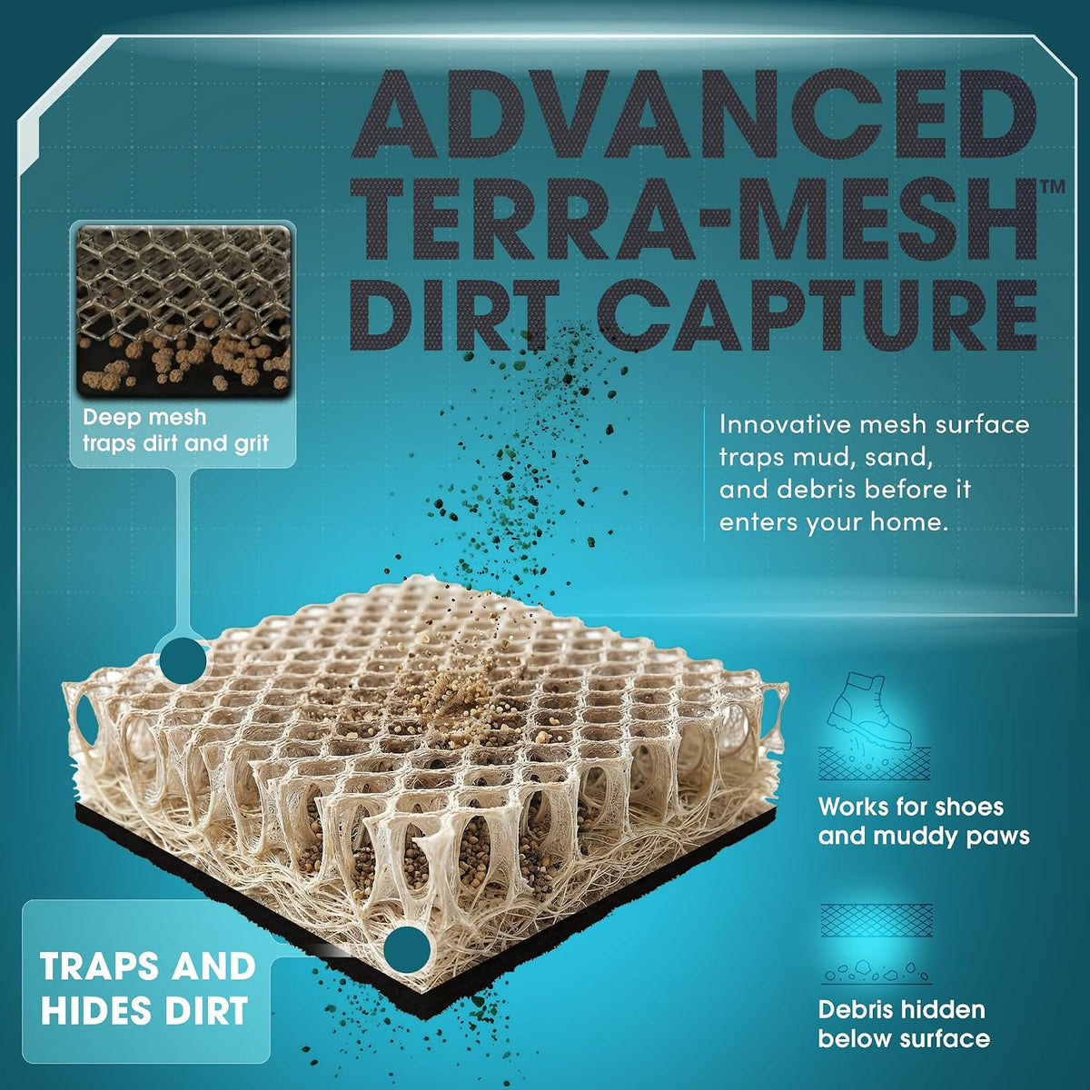 Terra Dog Mud Mat 36"x24" Waterproof