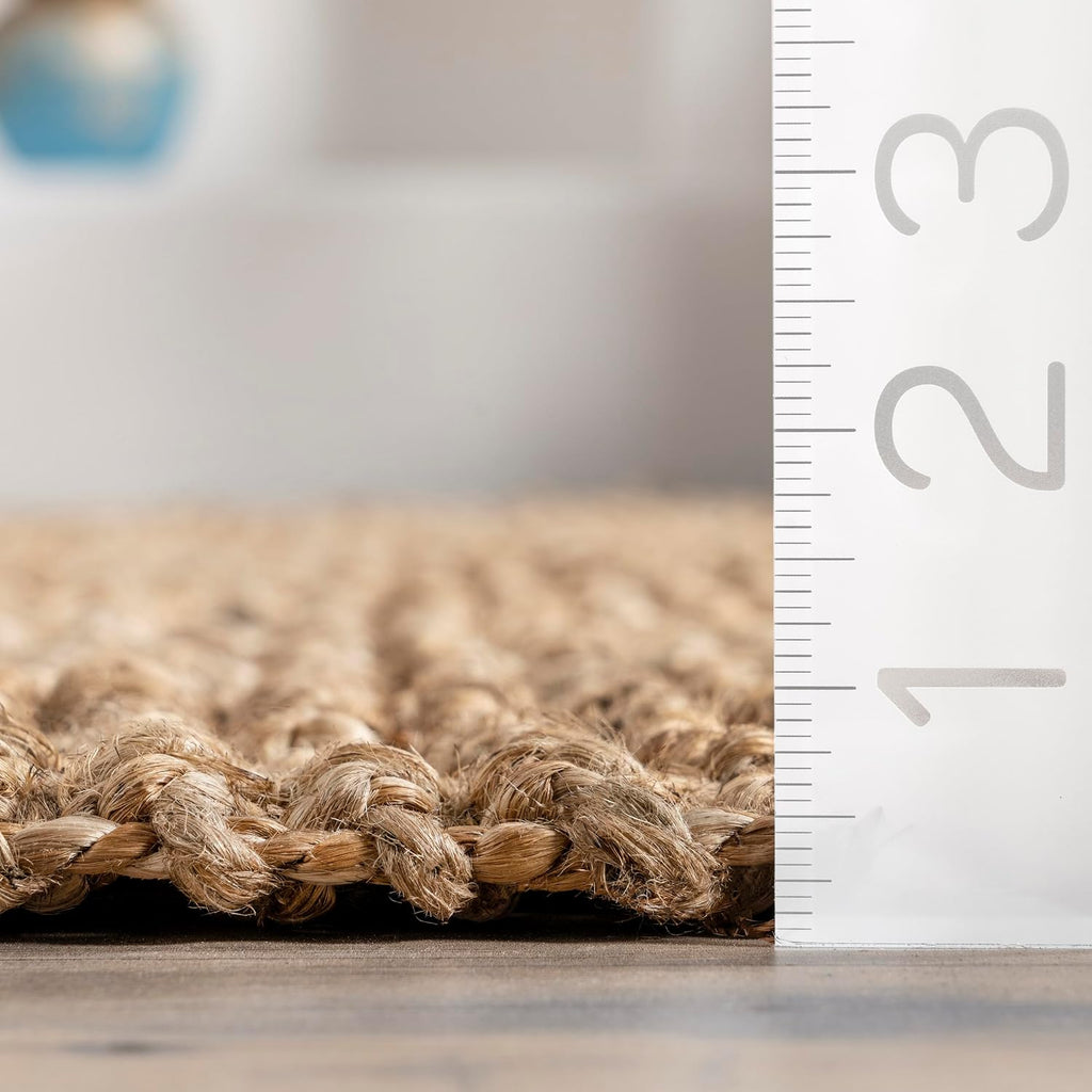 Natural Tasseled Jute Runner 2'6"x8'